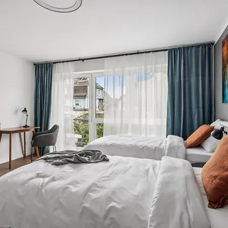 Holiday home Charmantes Stadthaus, Parkplaetze, Garten