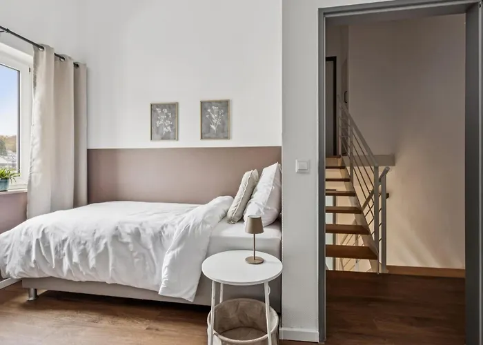 Vakantiehuis Charmantes Stadthaus, Parkplaetze, Garten