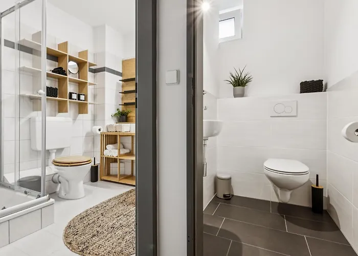 Vakantiehuis Charmantes Stadthaus, Parkplaetze, Garten